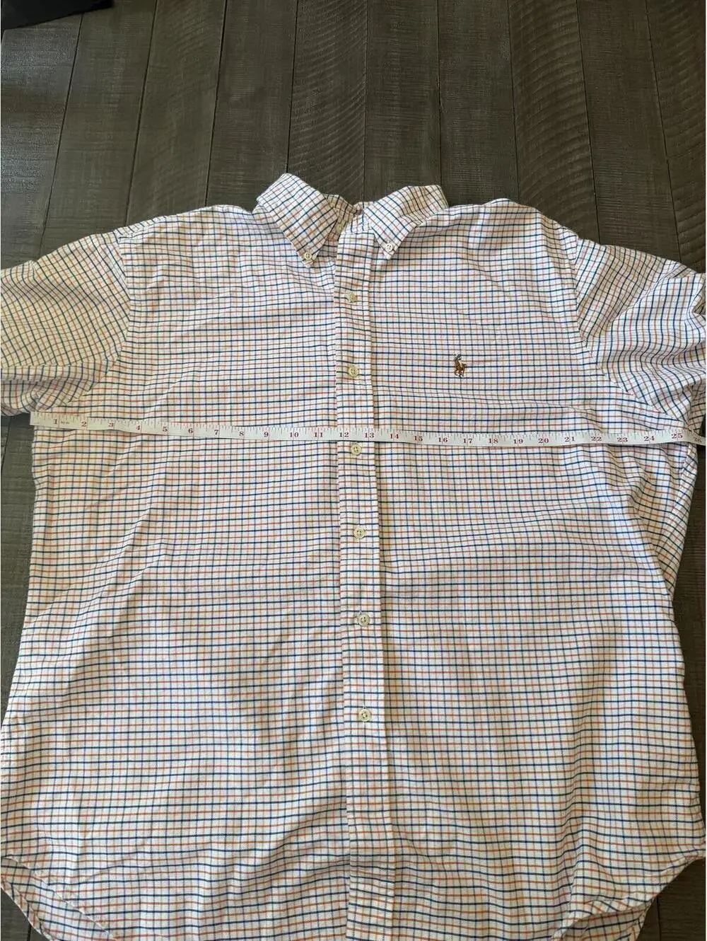 Ralph Lauren Classic Fit 100% cotton short sleeve polo button up shirt